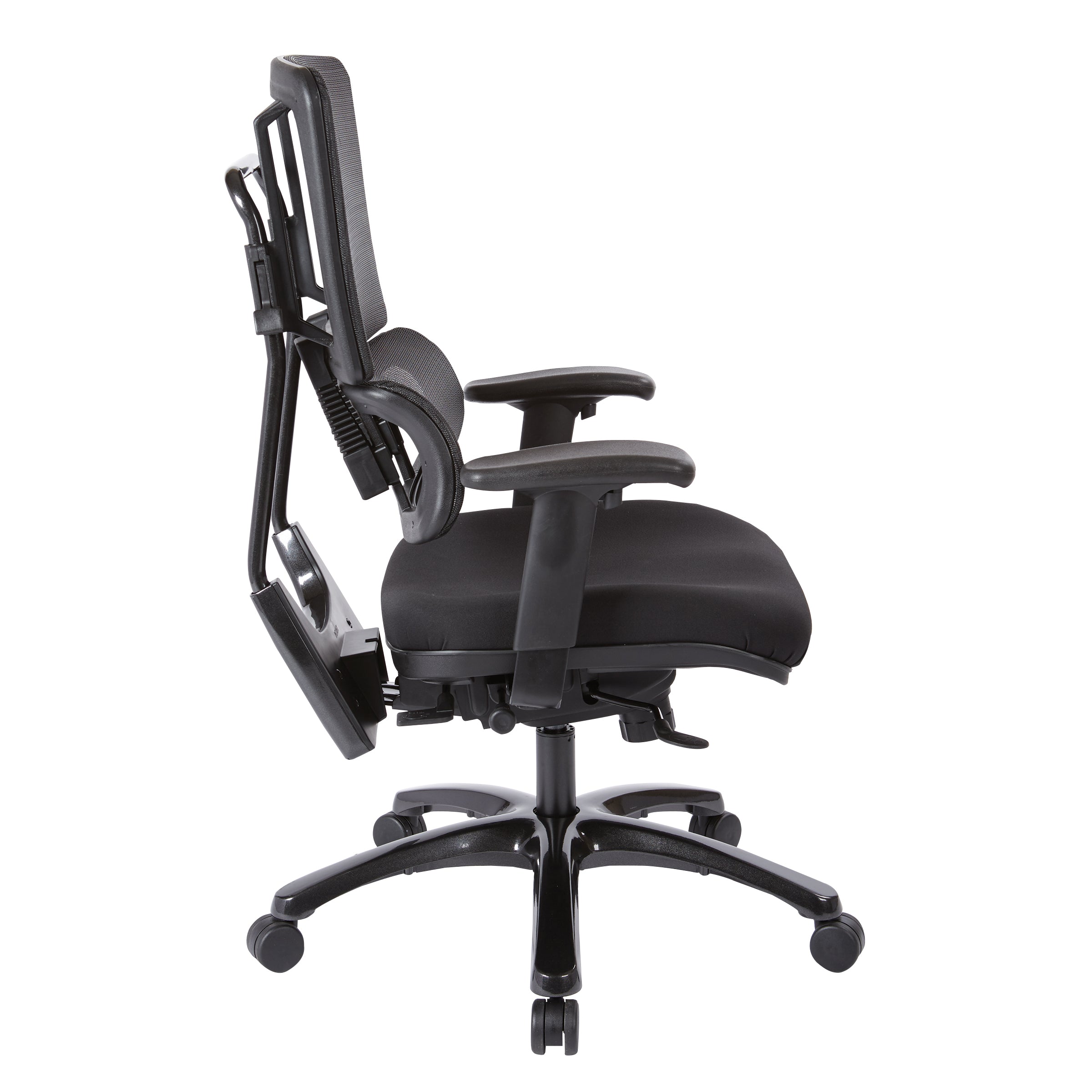 Vertical Black Mesh Back Chair with